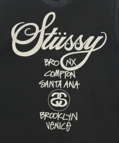 STUSSY（ステューシー）Tシャツ・カットソー 黒 サイズ:S メンズ/2200685393109