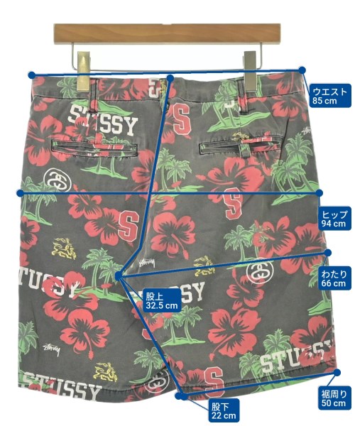 STUSSY（ステューシー）ショートパンツ グレー サイズ:32(L位) メンズ/2200686828020