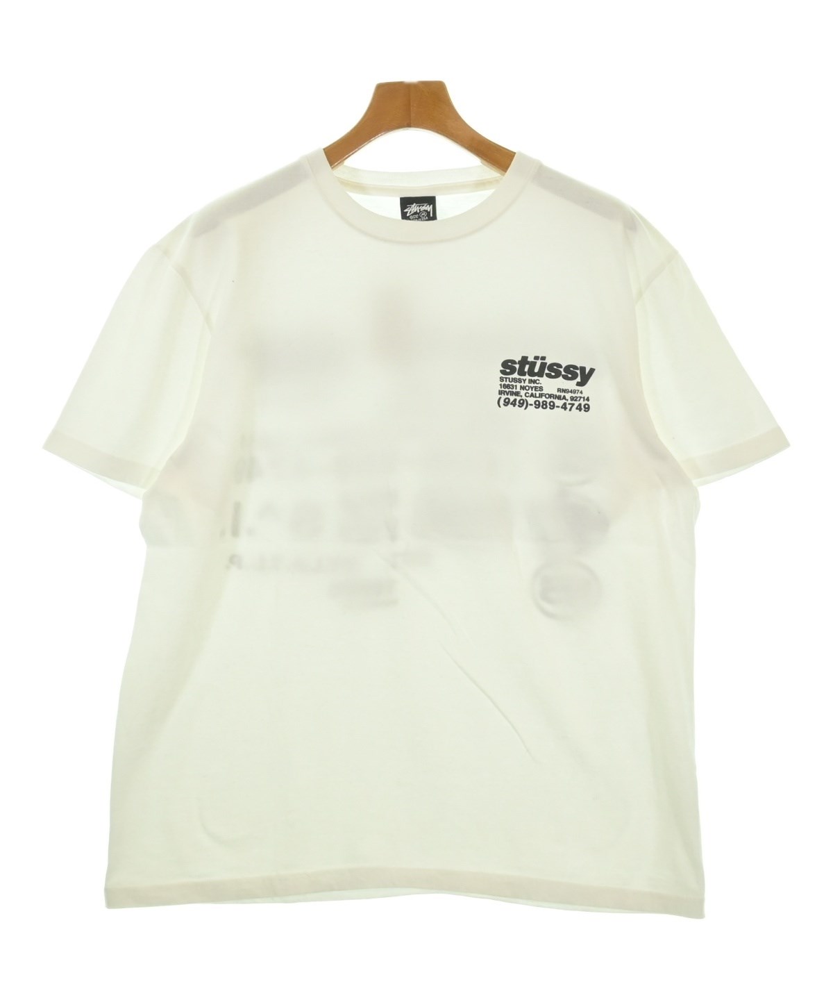 STUSSY（ステューシー）Tシャツ・カットソー 白 サイズ:M メンズ