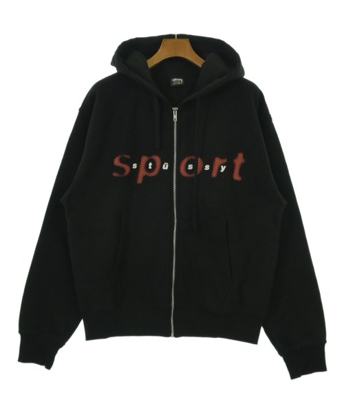 STUSSY(ステューシー)パーカー 黒 サイズ:M/2200672945465