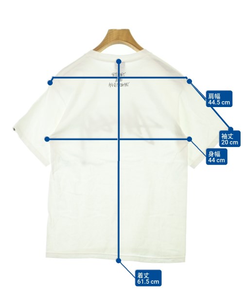 STUSSY（ステューシー）Tシャツ・カットソー 白 サイズ:S メンズ/2200684609133