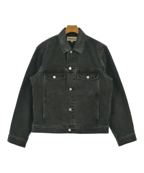 STUSSY(ステューシー)デニムジャケット 黒 サイズ:M/2200688816018