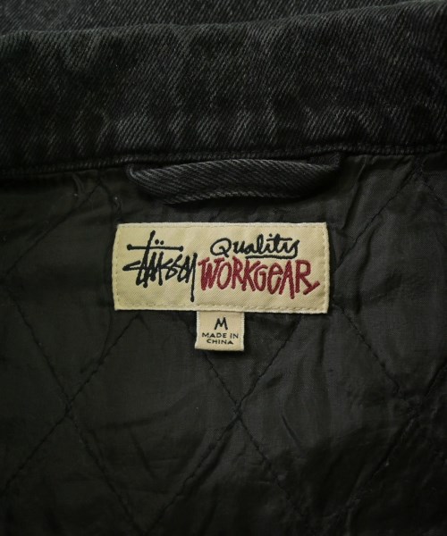 STUSSY（ステューシー）デニムジャケット 黒 サイズ:M メンズ/2200688816018