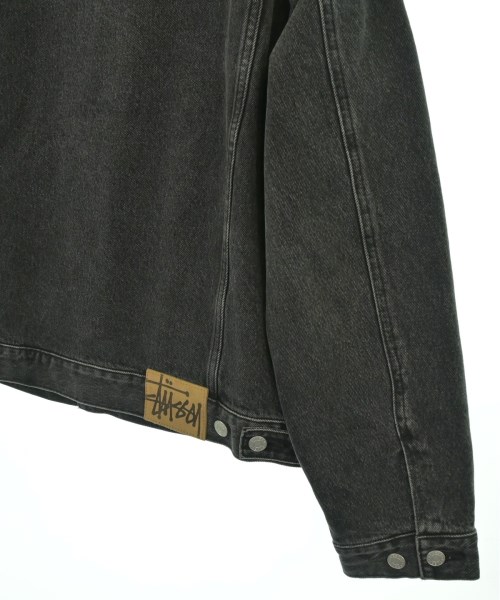 STUSSY（ステューシー）デニムジャケット 黒 サイズ:M メンズ/2200688816018