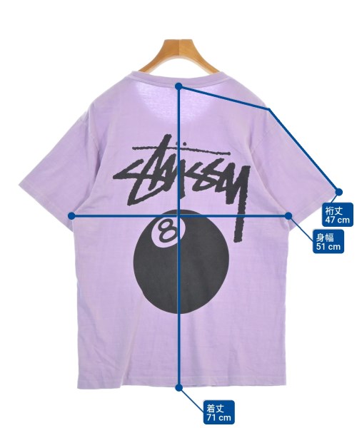 STUSSY（ステューシー）Tシャツ・カットソー 紫 サイズ:M メンズ/2200688841010