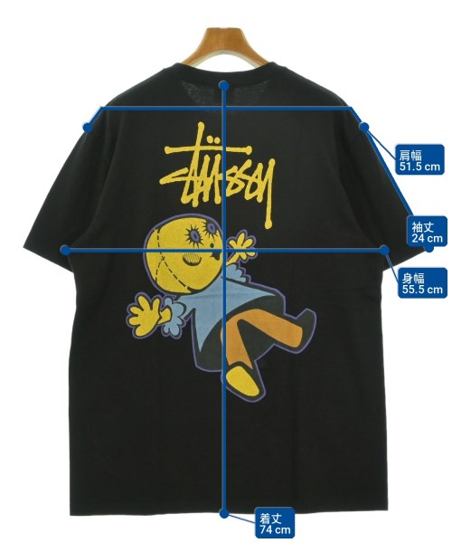 STUSSY（ステューシー）Tシャツ・カットソー 黒 サイズ:L メンズ/2200688899035