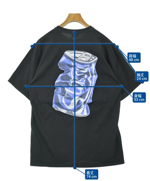 STUSSY（ステューシー）Tシャツ・カットソー 黒 サイズ:L メンズ/2200685995013