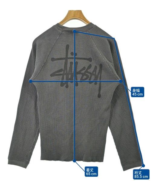 STUSSY（ステューシー）Tシャツ・カットソー グレー サイズ:S メンズ/2200686050155