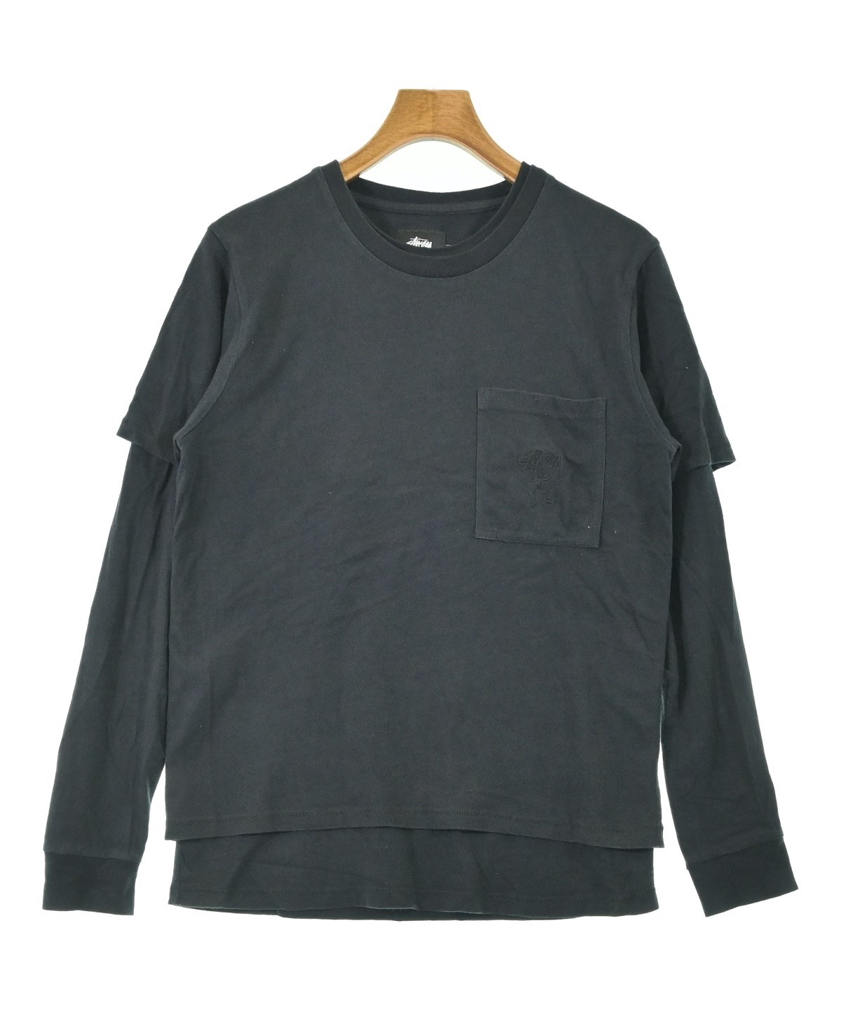 STUSSY（ステューシー）Tシャツ・カットソー 黒 サイズ:S メンズ