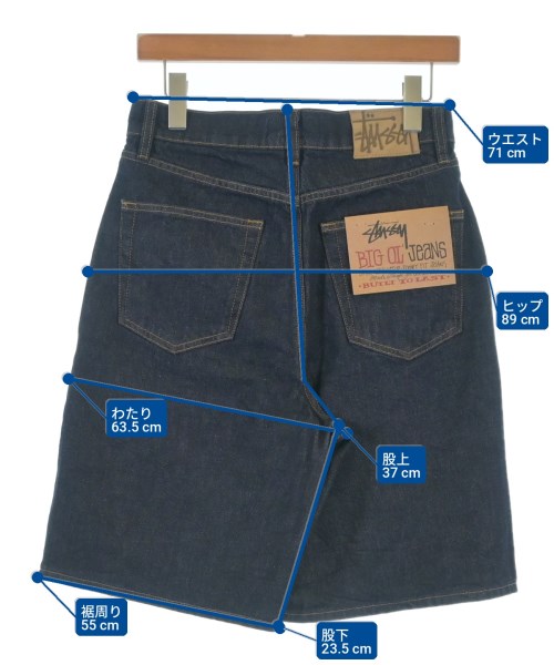 STUSSY（ステューシー）ショートパンツ 紺 サイズ:26(M位) レディース/2200690001013