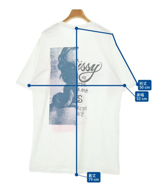 STUSSY（ステューシー）Tシャツ・カットソー 白 サイズ:L メンズ/2200690376029