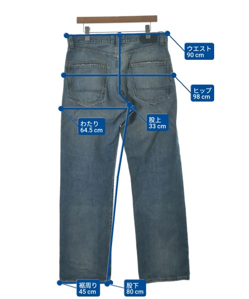 STUSSY（ステューシー）デニムパンツ 紺 サイズ:34(XL位) メンズ/2200689726118