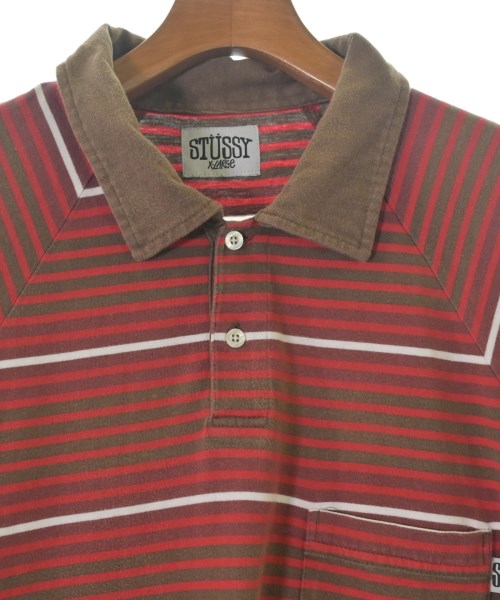 STUSSY（ステューシー）ポロシャツ 赤 サイズ:XL メンズ/2200691544038