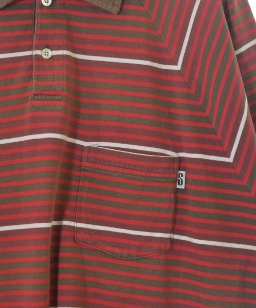STUSSY（ステューシー）ポロシャツ 赤 サイズ:XL メンズ/2200691544038
