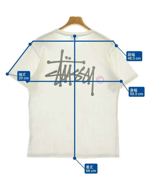 STUSSY（ステューシー）Tシャツ・カットソー 白 サイズ:S メンズ/2200691998114