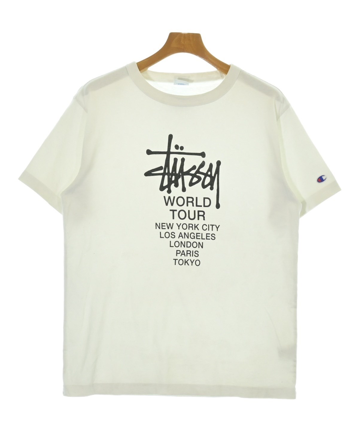 STUSSY（ステューシー）Tシャツ・カットソー 白 サイズ:M メンズ