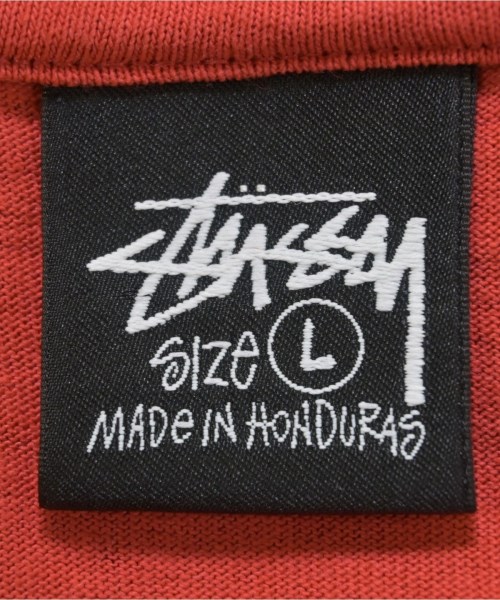 STUSSY（ステューシー）Tシャツ・カットソー 赤 サイズ:L メンズ/2200693284048