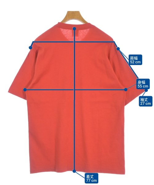 STUSSY（ステューシー）Tシャツ・カットソー 赤 サイズ:L メンズ/2200693284048