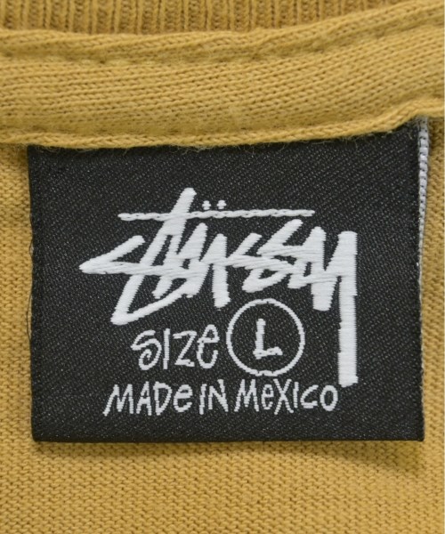 STUSSY（ステューシー）Tシャツ・カットソー 黄 サイズ:L メンズ/2200693284055