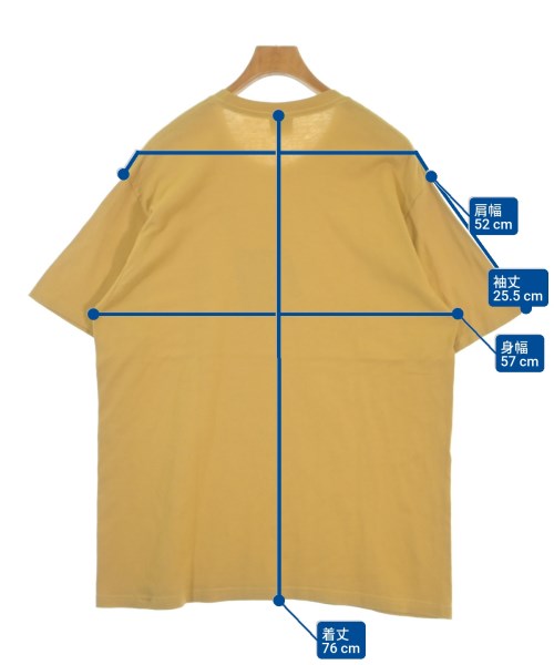 STUSSY（ステューシー）Tシャツ・カットソー 黄 サイズ:L メンズ/2200693284055