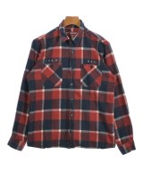 HIDE and SEEK（ハイドアンドシーク）カジュアルシャツ 赤 サイズ:M メンズ/2200631740049