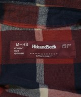 HIDE and SEEK（ハイドアンドシーク）カジュアルシャツ 赤 サイズ:M メンズ/2200631740049