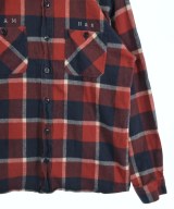 HIDE and SEEK（ハイドアンドシーク）カジュアルシャツ 赤 サイズ:M メンズ/2200631740049