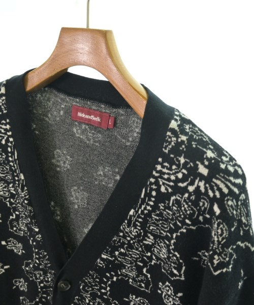 HIDE and SEEK（ハイドアンドシーク）カーディガン 黒 サイズ:L メンズ/2200623506011