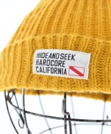 HIDE and SEEK（ハイドアンドシーク）ニットキャップ・ビーニー 黄 サイズ:- メンズ/2200624791119