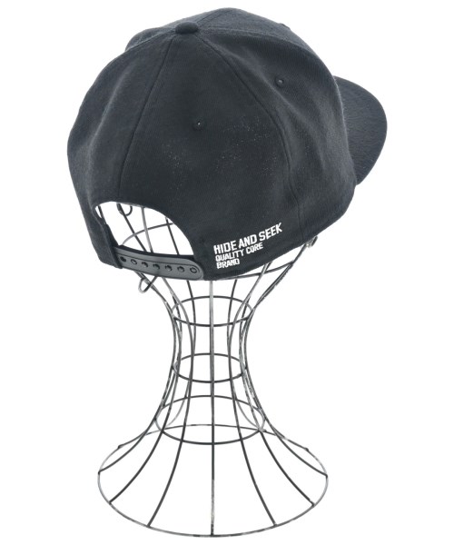 HIDE and SEEK（ハイドアンドシーク）キャップ 黒 サイズ:M/L メンズ/2200607573459