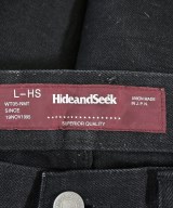 HIDE and SEEK（ハイドアンドシーク）デニムパンツ 黒 サイズ:L メンズ/2200698174276