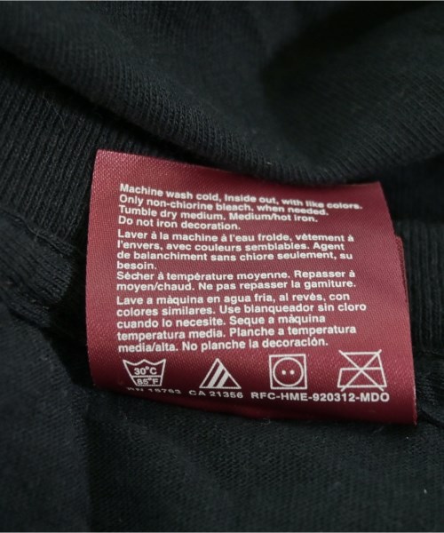 HIDE and SEEK（ハイドアンドシーク）Tシャツ・カットソー 黒 サイズ:L メンズ/2200722988404