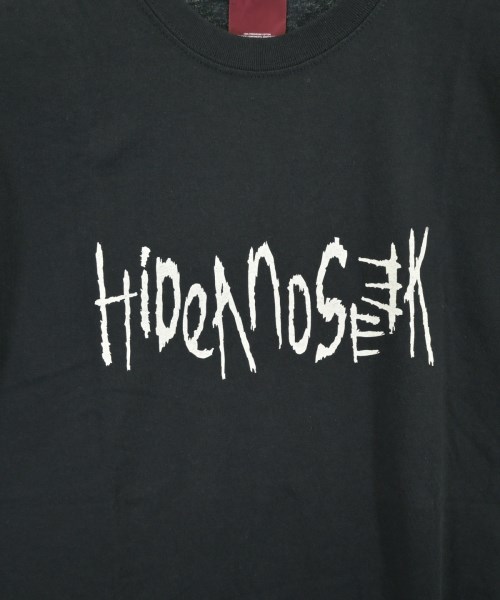 HIDE and SEEK（ハイドアンドシーク）Tシャツ・カットソー 黒 サイズ:L メンズ/2200722988404