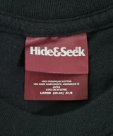 HIDE and SEEK（ハイドアンドシーク）Tシャツ・カットソー 黒 サイズ:L メンズ/2200722988404