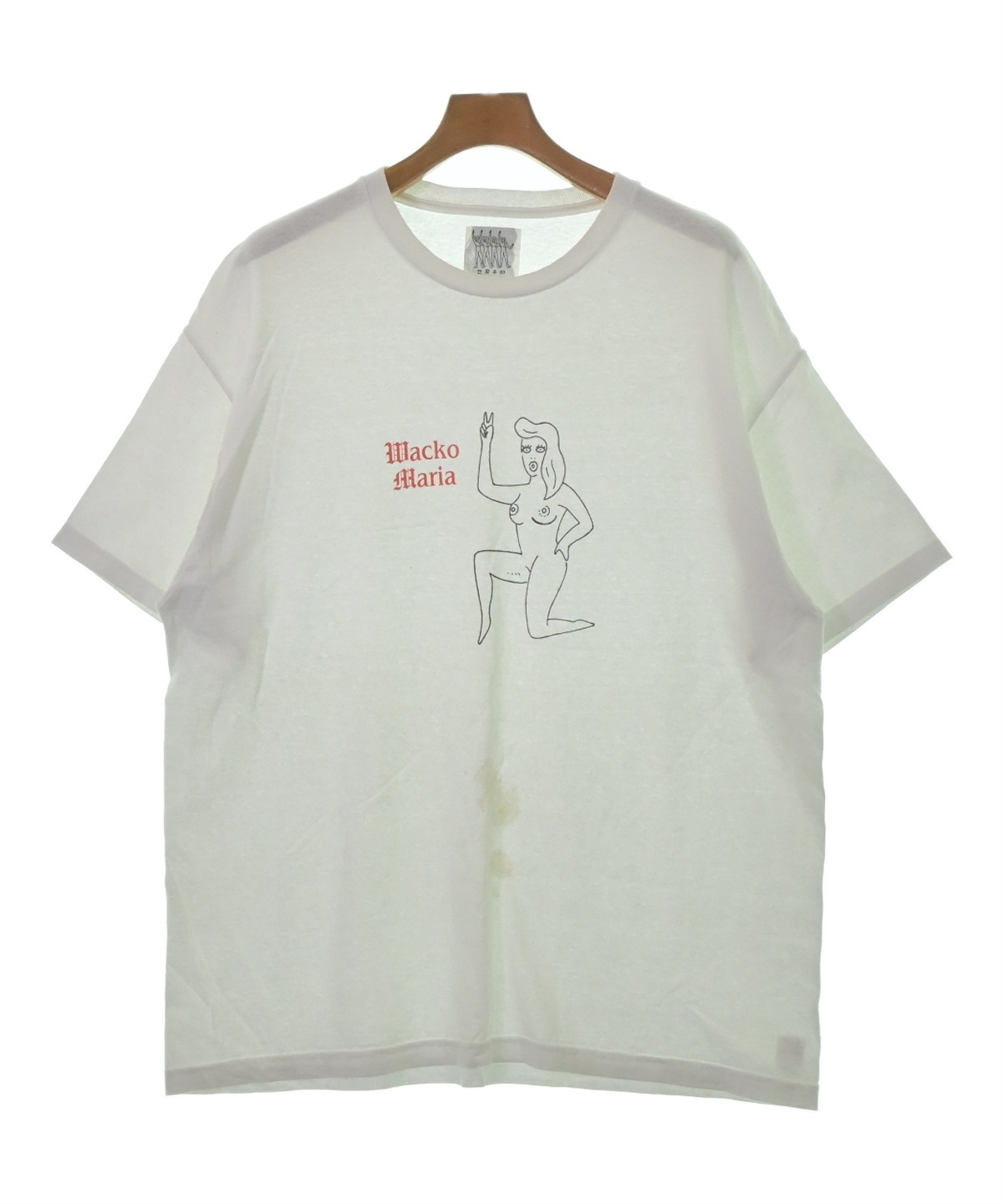 WACKO MARIA ワコマリア Tシャツ・カットソー 白 3300825E0009 楽天市場】WACKO MARIA ワコマリア Tシャツ サイズ:L 24SS