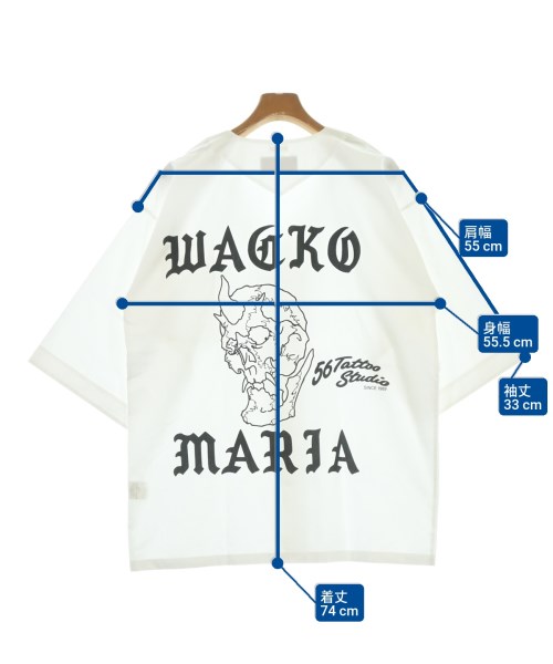 WACKO MARIA（ワコマリア）カジュアルシャツ 白 サイズ:S メンズ/2200624026075