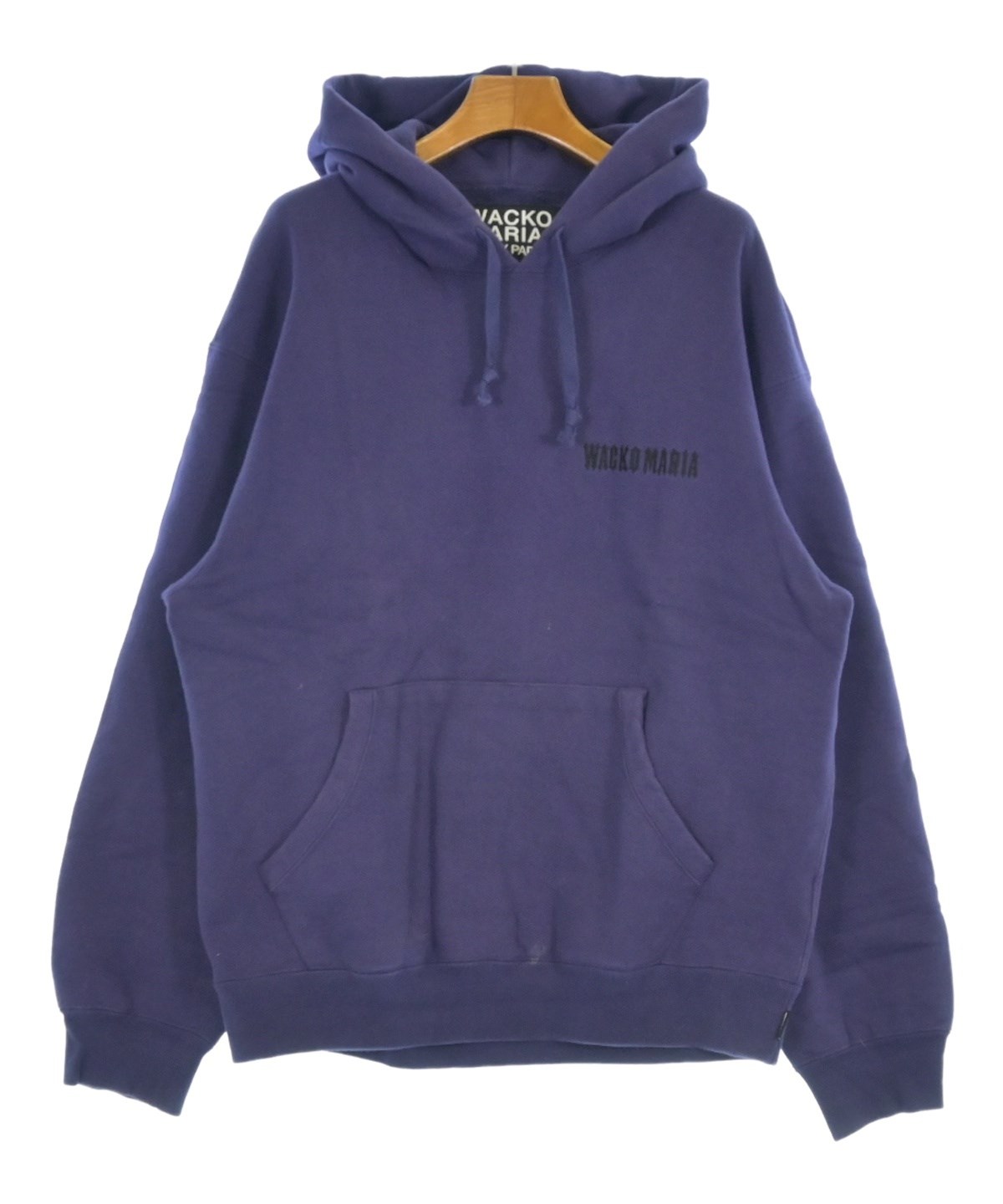 【即完売品】ワコマリア　センター刺繍ロゴパーカー　大きいサイズ　国内正規品　紫 WACKO MARIA（ワコマリア）パーカー 紫 サイズ:L メンズ/2200637508025