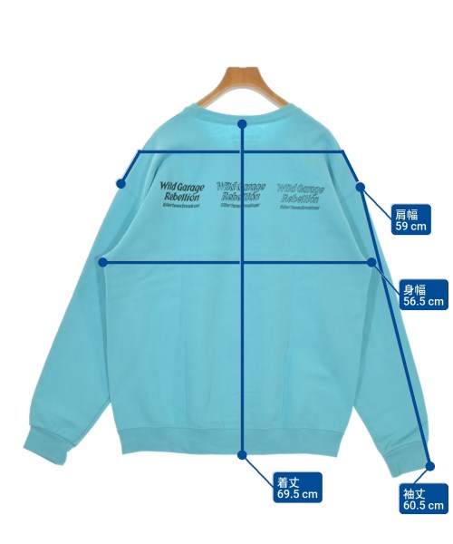 WACKO MARIA（ワコマリア）スウェット 青 サイズ:L メンズ/2200637508117