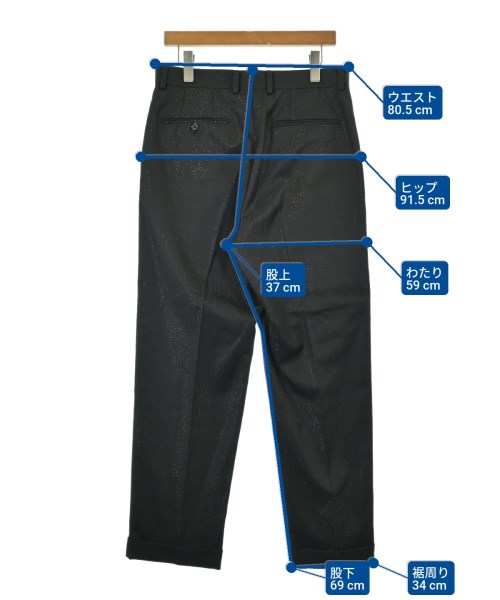 WACKO MARIA（ワコマリア）スラックス 黒 サイズ:M メンズ/2200639400075