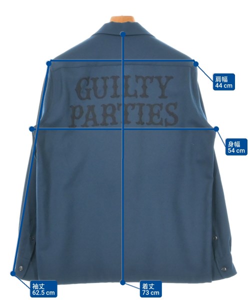 WACKO MARIA（ワコマリア）カジュアルシャツ 紺 サイズ:M メンズ/2200640311346