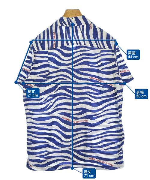 WACKO MARIA（ワコマリア）カジュアルシャツ 青 サイズ:S メンズ/2200627865114