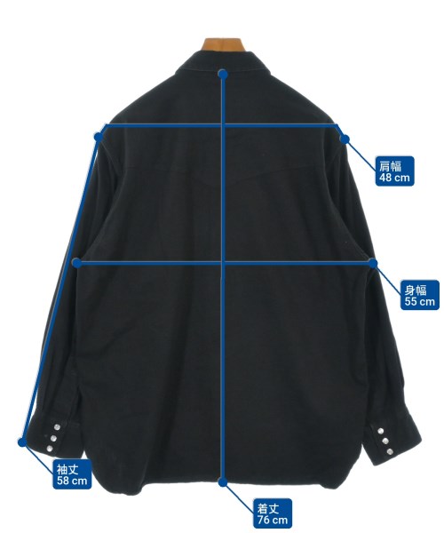 WACKO MARIA（ワコマリア）カジュアルシャツ 黒 サイズ:M メンズ/2200633479060