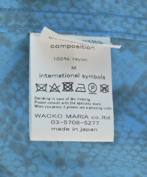 WACKO MARIA（ワコマリア）カジュアルシャツ 青 サイズ:M メンズ/2200613826068