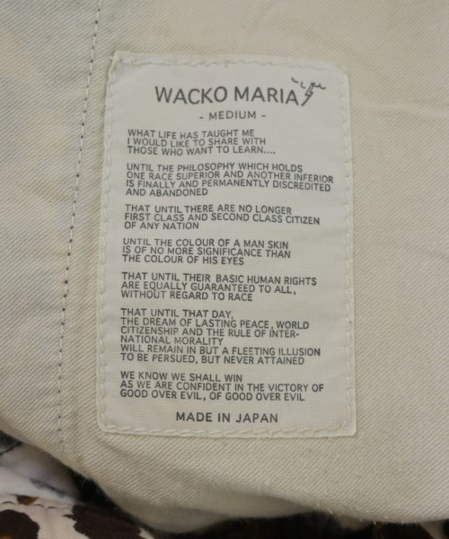 WACKO MARIA（ワコマリア）その他 茶 サイズ:M メンズ/2200614740103
