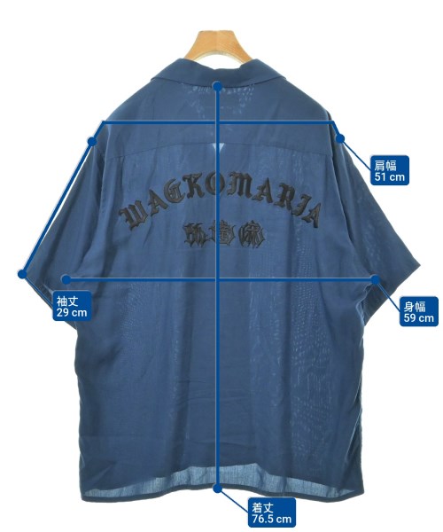 WACKO MARIA（ワコマリア）カジュアルシャツ 青 サイズ:XL メンズ/2200614758085