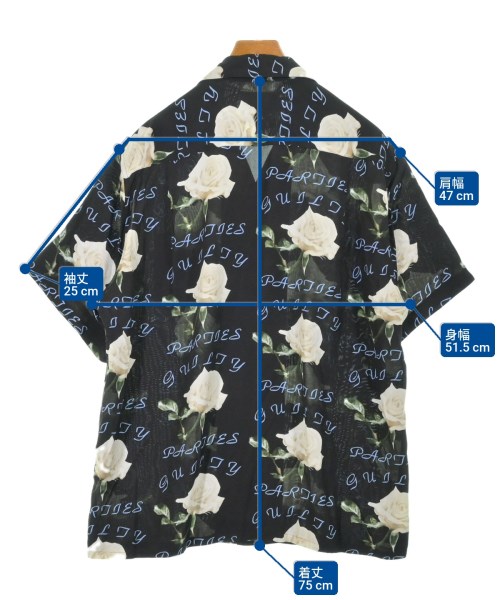 WACKO MARIA（ワコマリア）カジュアルシャツ 黒 サイズ:M メンズ/2200617669197