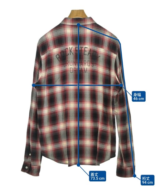 WACKO MARIA（ワコマリア）カジュアルシャツ 赤 サイズ:XL メンズ/2200675263214