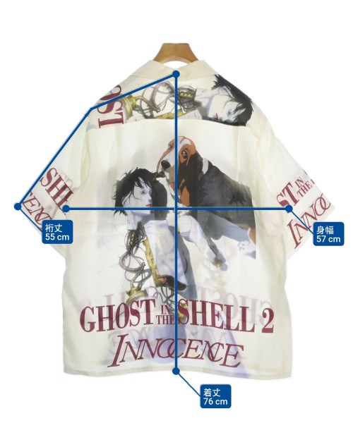 WACKO MARIA（ワコマリア）カジュアルシャツ 白 サイズ:L メンズ/2200676220049