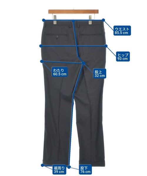 WACKO MARIA（ワコマリア）スラックス 黒 サイズ:L メンズ/2200678521069