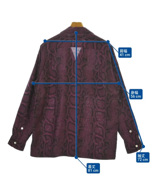 WACKO MARIA（ワコマリア）カジュアルシャツ 紫 サイズ:M メンズ/2200680143310